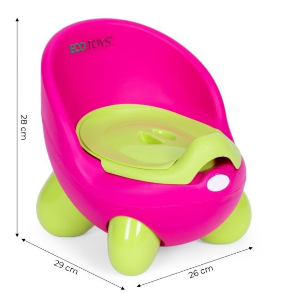 ECO TOYS Noša sa uklonivim umetkom, roze/zelena - PP112 PINK-GR