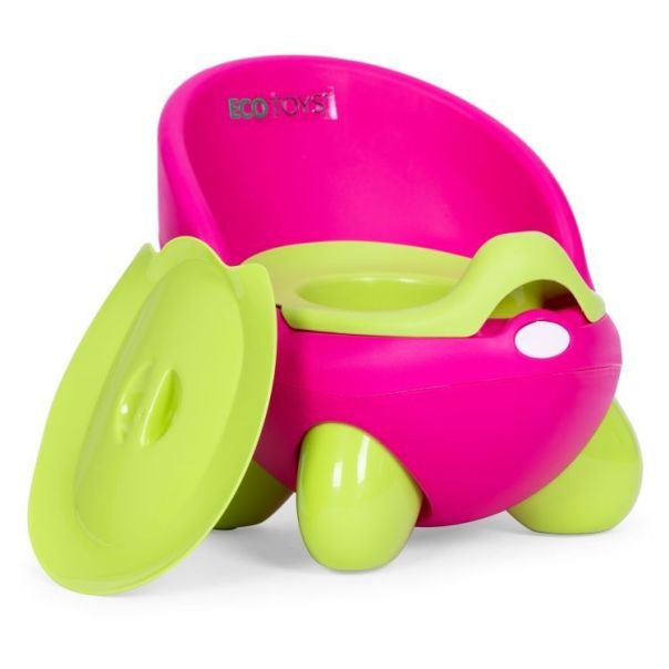ECO TOYS Noša sa uklonivim umetkom, roze/zelena - PP112 PINK-GR