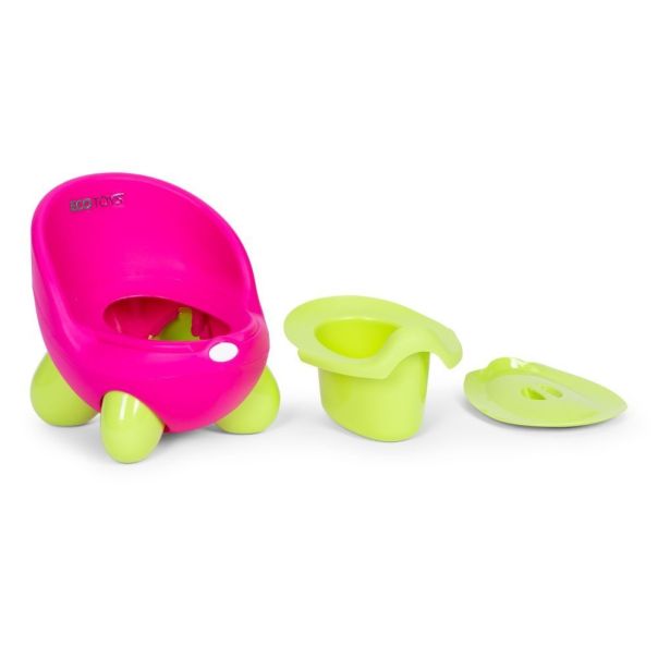 ECO TOYS Noša sa uklonivim umetkom, roze/zelena - PP112 PINK-GR