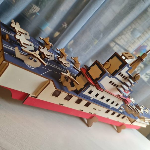 3d drvena slagalica - Nosač aviona - 44-1-1