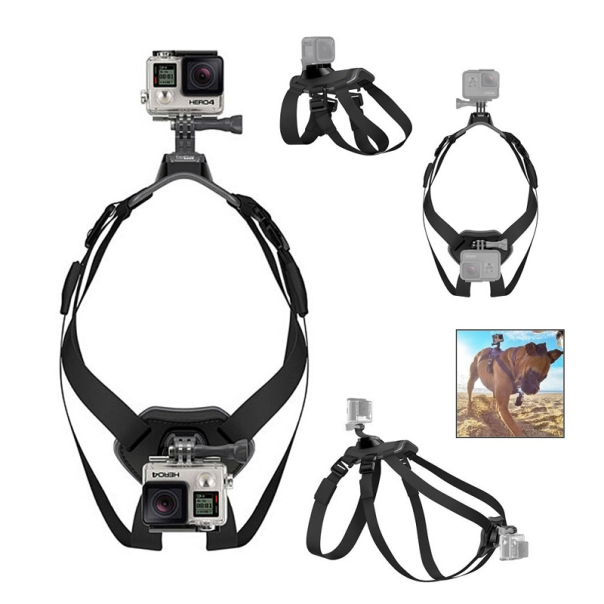 Nosac kucni ljubimac za akcione kamere crni - 207951