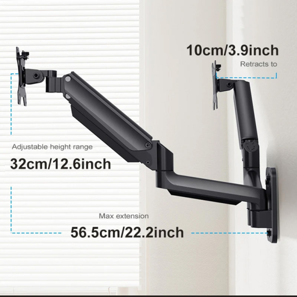 Nosač za dva monitora JWD zidni - 222635