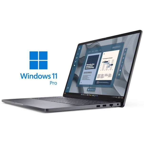DELL Pro 16 16 inch FHD+ 300nits Ryzen 5 220 8GB 512GB SSD Backlit FP Win11Pro 3yr ProSupport - NOT25121