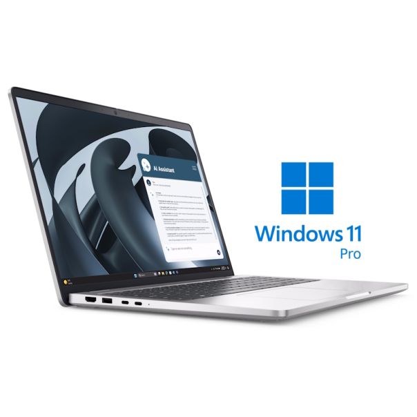 DELL Pro 16 Plus 16 inch FHD+ 300nits AMD Ryzen 5 PRO 230 16GB 512GB SSD Backlit FP SC Win11Pro 3yr ProSupport laptop - NOT25441