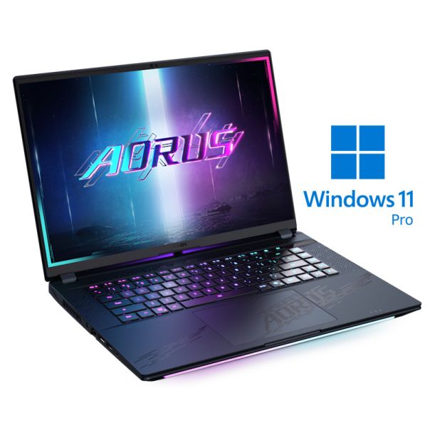 GIGABYTE AORUS MASTER 16 BYH 16 inch QHD+ OLED 240Hz 500nits Core Ultra 9 275HX 64GB 2TB SSD GeForce RTX 5080 16GB RGB Backlit Win11Pro gaming laptop - NOT25542