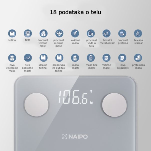 NAIPO Pametna vaga Naipo-NP-BS01 - NP-BS01