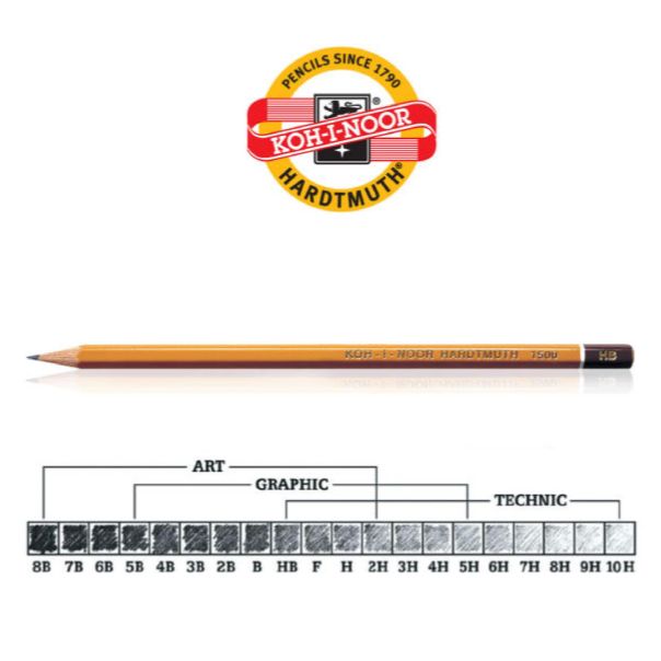 KOOH-I-NOOR Grafitna umetnička olovka 1500 10H - set 12 kom - NS00110