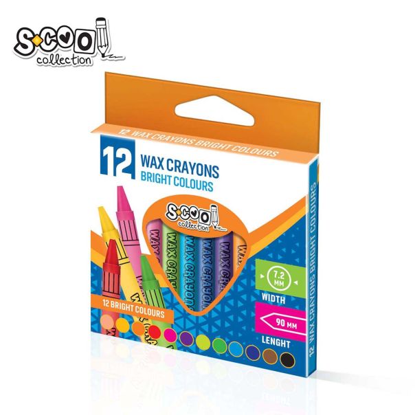 S-COOL Voštane bojice SC016, set 1/12 - NS17194