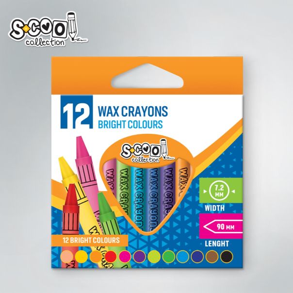 S-COOL Voštane bojice SC016, set 1/12 - NS17194