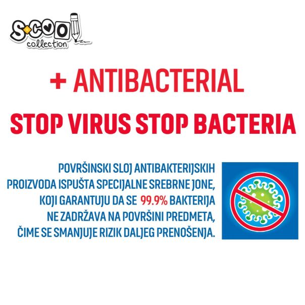 S-COOL Drvene bojice Antibacterial, set 1/12 sc1283 - NS28830