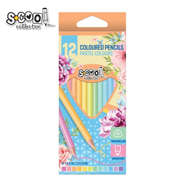 S-COOL Drvene bojice Pastel, set 1/24 sc1284 - NS28831
