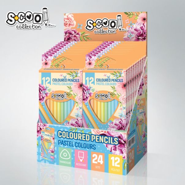 S-COOL Drvene bojice Pastel, set 1/24 sc1284 - NS28831