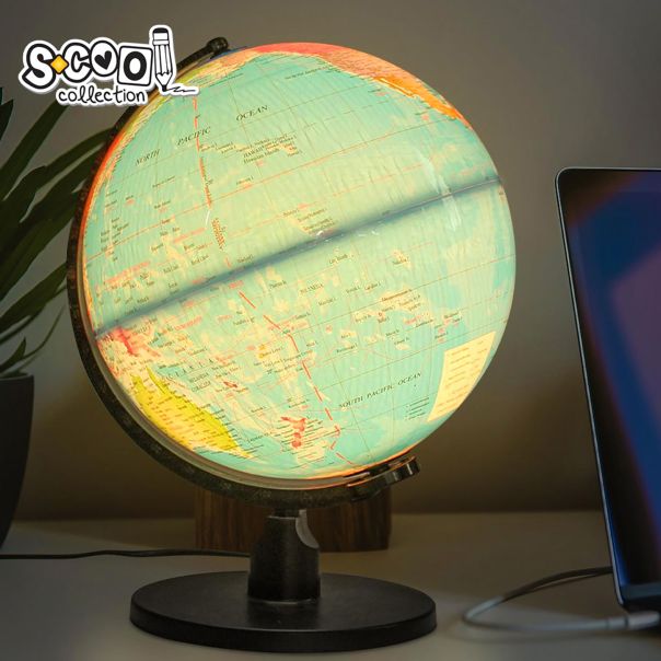 S-COOL Školski globus PVC svetleći 32cm - SC1368