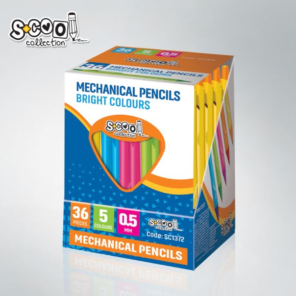 S-COOL Tehnička olovka Right colors SC1372, set 1/36 - NS29034