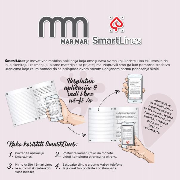 MAR MAR Sveska Natur, A4 linija - NS29349