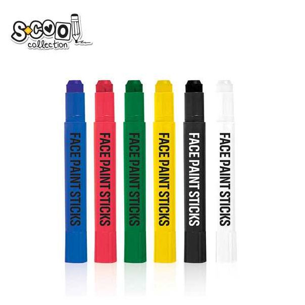 S-COOL Boje za crtanje po licu SC1689, set 1/6 - NS30185