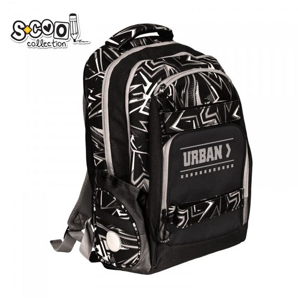 S-COOL Anatomski Ranac Urban Black lines SC1647 - SC1647
