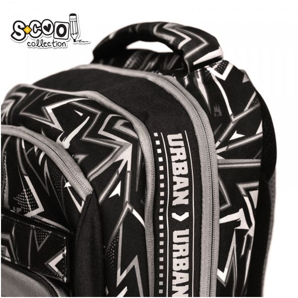 S-COOL Anatomski Ranac Urban Black lines SC1647 - SC1647