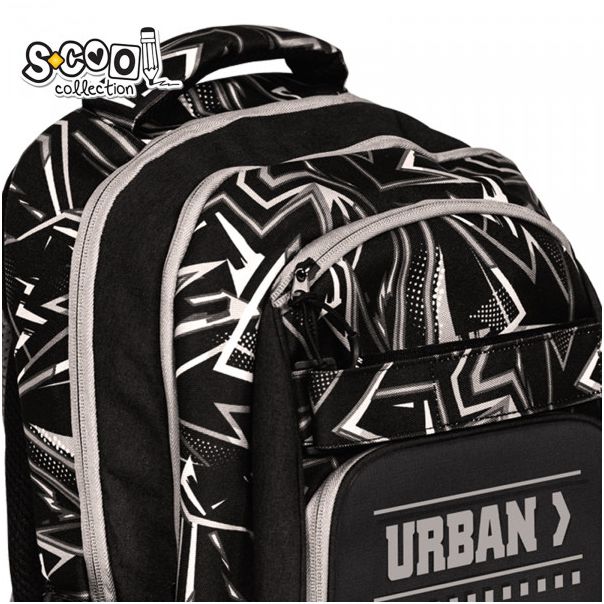 S-COOL Anatomski Ranac Urban Black lines SC1647 - SC1647