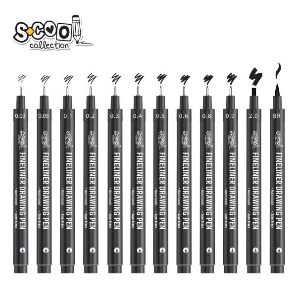 S-COOL Set finelinera za crtanje i pisanje 1/12 SC2397 - SC2397