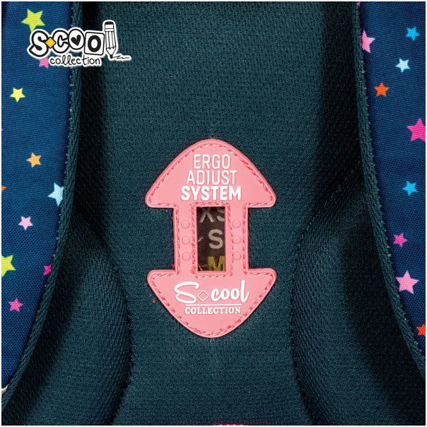 S-COOL Anatomski ranac Premium Fallin' stars SC2661 - SC2661