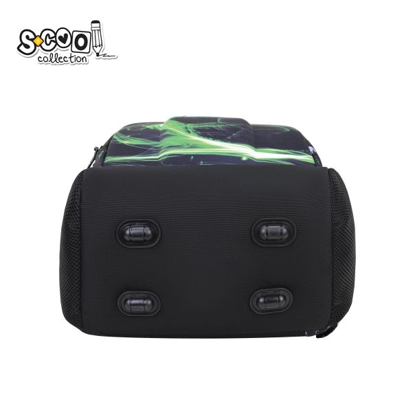 S-COOL Ranac Green football ojačana leđa sa čvrstim prednjim džepom 40*29*14cm SC2954 - NS34013