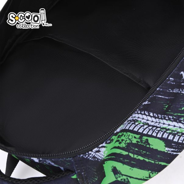 S-COOL Ranac Green football ojačana leđa sa čvrstim prednjim džepom 40*29*14cm SC2954 - NS34013