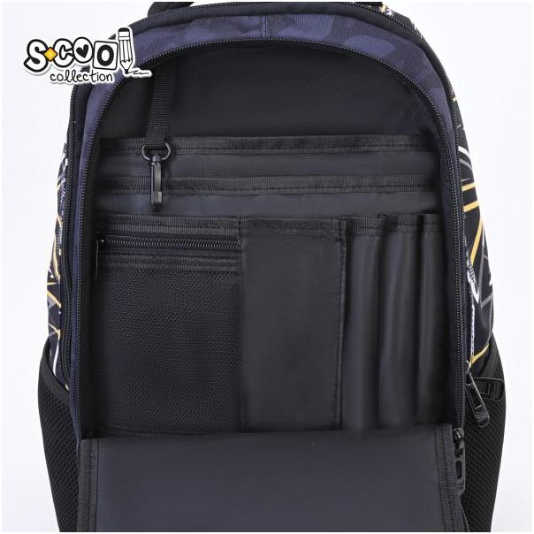 S-COOL Ranac ojačana leđa Gold football 40*29*14cm SC3170 - NS34041