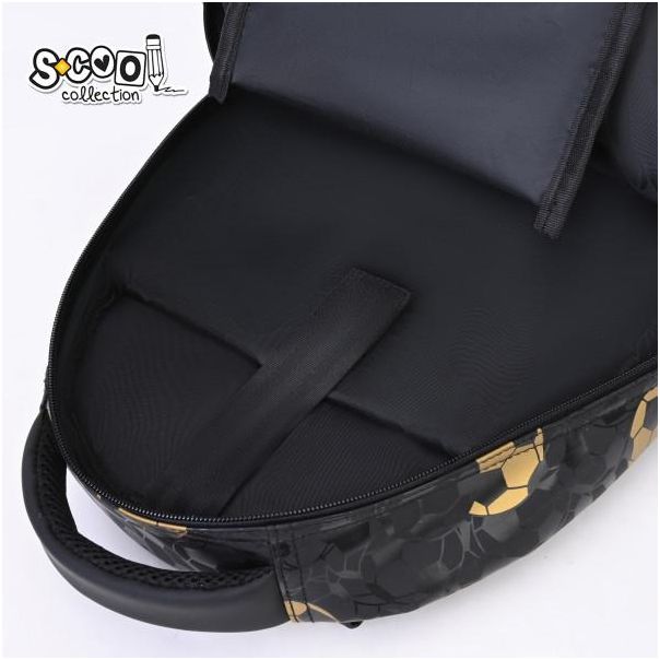 S-COOL Ranac ojačana leđa Gold football 40*29*14cm SC3170 - NS34041