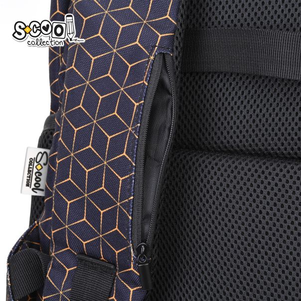 S-COOL Ranac ojačana leđa sa čvrstim prednjim džepom Race car 40*29*14cm SC2955 - NS34043