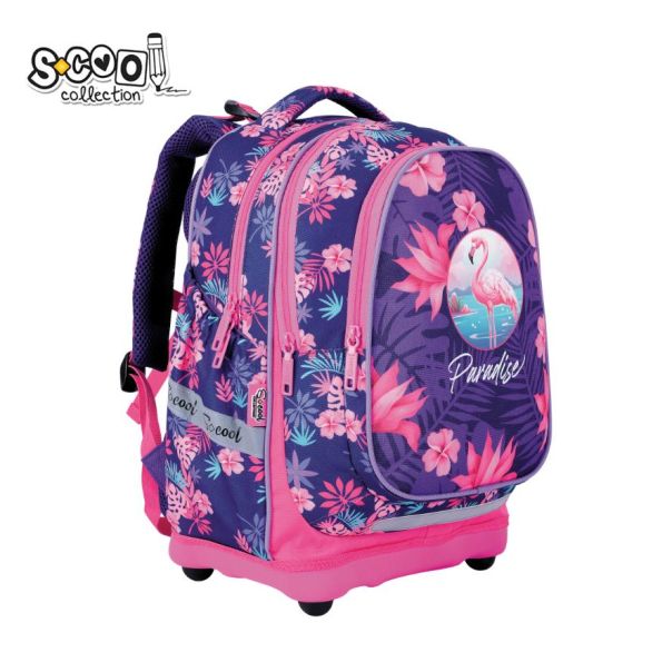 S-COOL Ranac anatomski Flamingos paradise 39*33*18.0cm SC2943 - NS34057