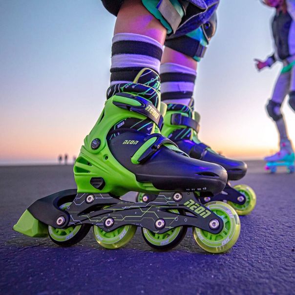 YVOLUTION Roleri Neon Combo veličina 30-33 - zeleni - NT09G4
