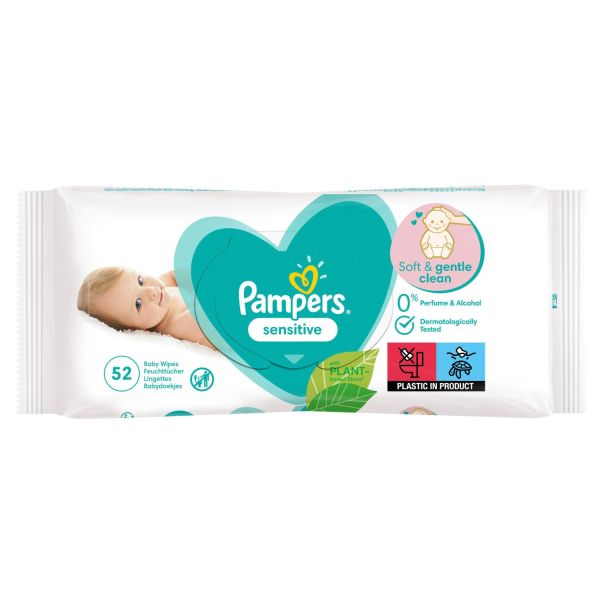 PAMPERS Vlažne maramice Sensitive 52 kom. - NT4524