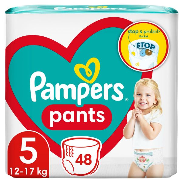 PAMPERS Pelene Pants JP 5 12-17 kg 48 kom. - NT4652