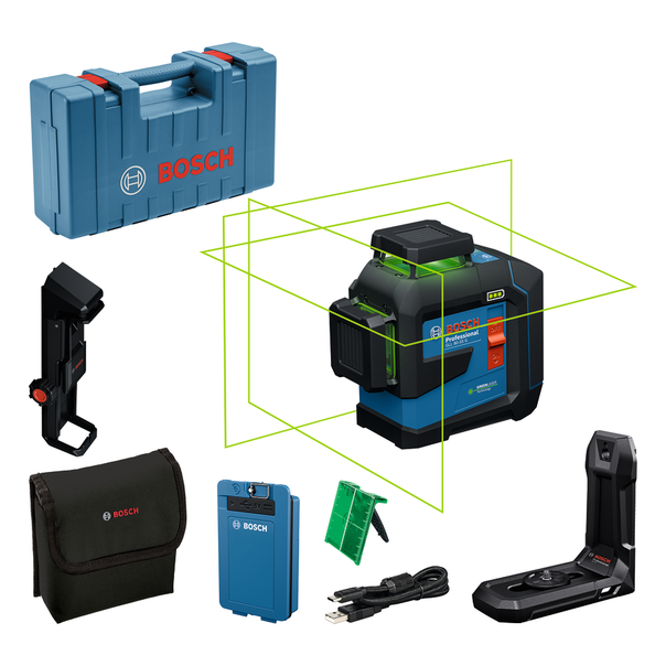BOSCH Linijski laser 3x360° 80m sa baterijom 3,7V 3,0h GLL 80-33 G - 0601065501