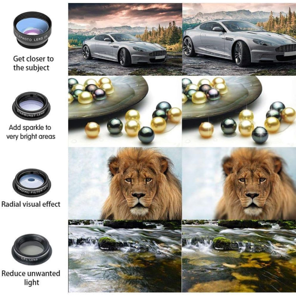 Objektiv XH-1501 15u1 za telefon i tablet + štipaljka - 610510