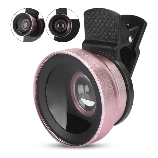 Objektiv za mobilni telefon univerzalni 37mm roze - 213869