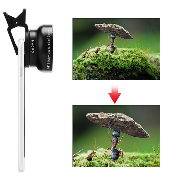 Objektiv 37mm 0.45X Ultra-wide + macro za telefon i tablet - 610511