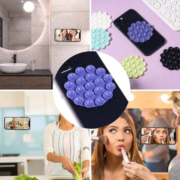 Octobuddy round stiker za telefon pink - 613301