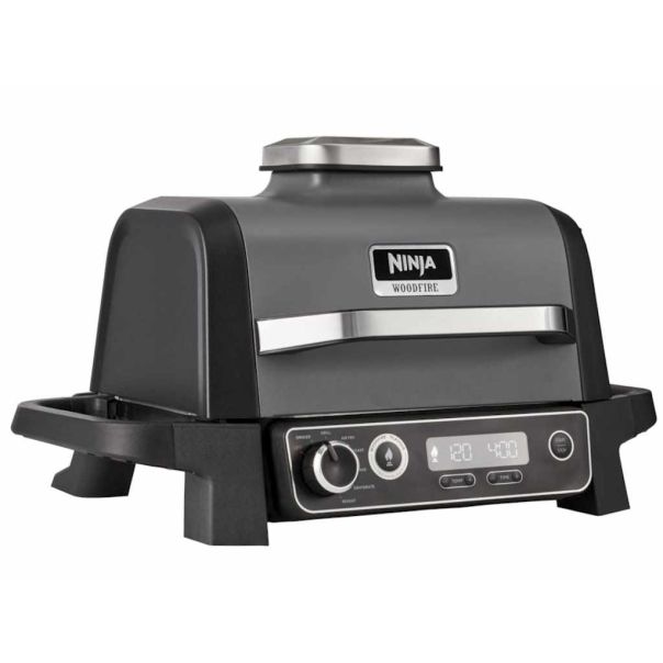NINJA Gril OG701EU Woodfire Electric Outdoor BBQ Grill & Smoker/ 2400W/ crna - OG701EU