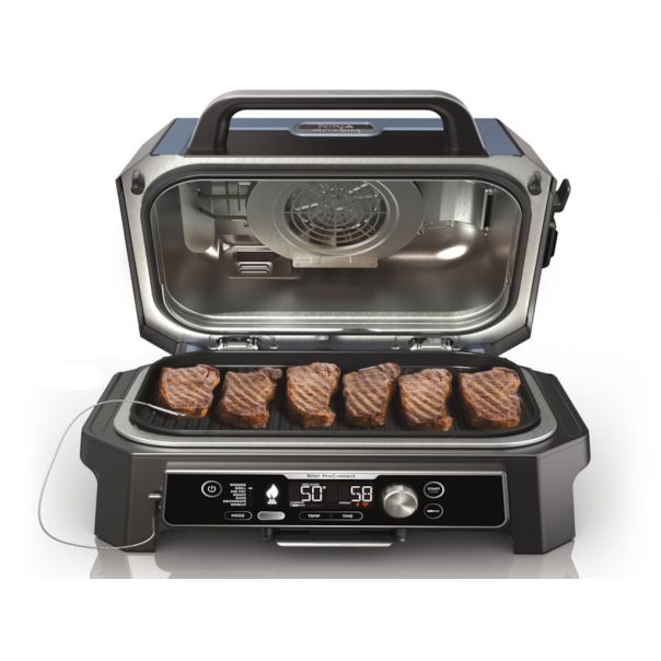 NINJA Roštilj OG901EU Woodfire PRO Connect XL/1700W/plava-crna - OG901EU