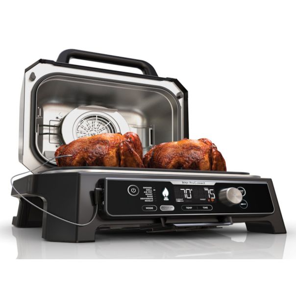 NINJA Roštilj OG901EU Woodfire PRO Connect XL/1700W/plava-crna - OG901EU