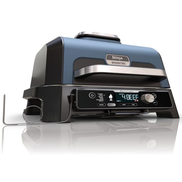 NINJA Roštilj OG901EU Woodfire PRO Connect XL/1700W/plava-crna - OG901EU