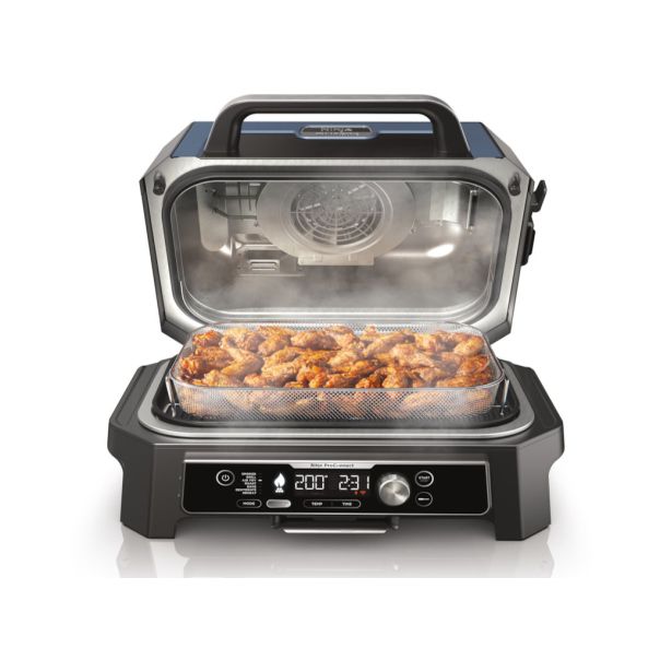NINJA Roštilj OG901EU Woodfire PRO Connect XL/1700W/plava-crna - OG901EU