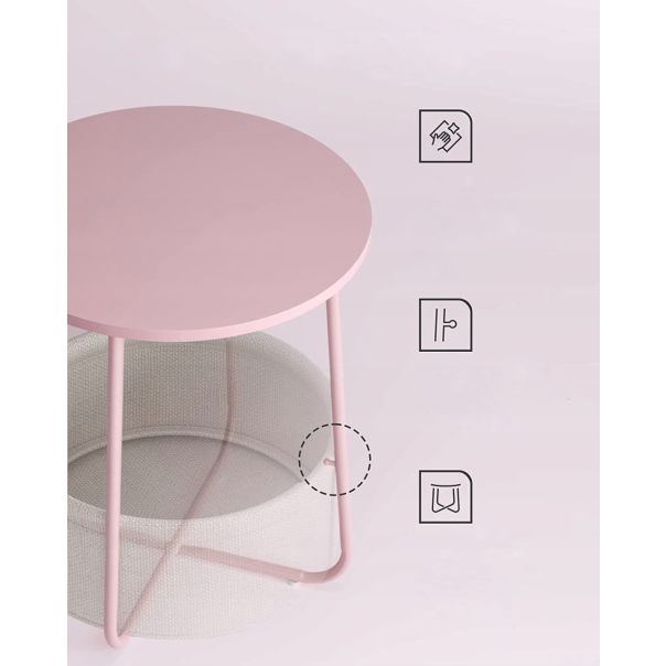 OSKAR Klub stočić okrugli ssa korpom pink - let223r61 - 2257_1