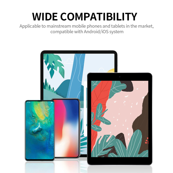 Olovka za Touch screen 3u1 bela - 96493