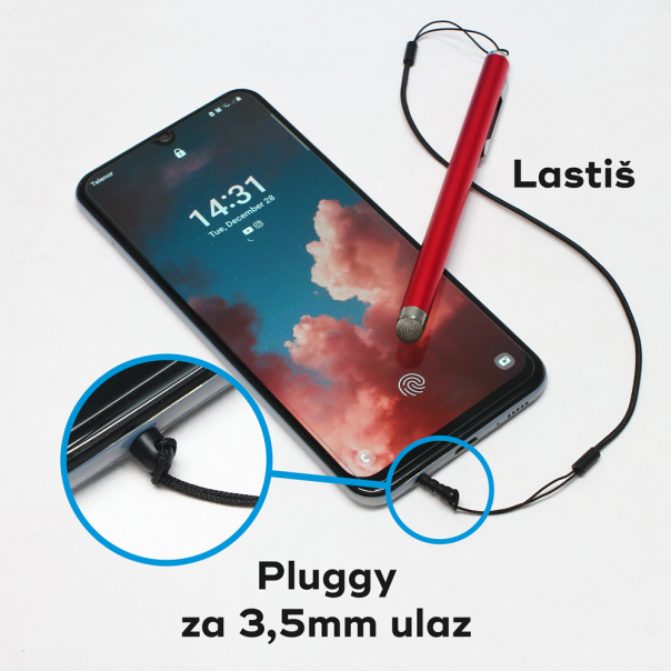 Olovka za touch screen EL01 plava - 98480