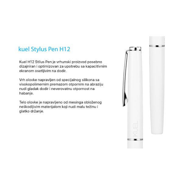 Olovka za Touch screen Spigen Kuel H12 bela - 208083