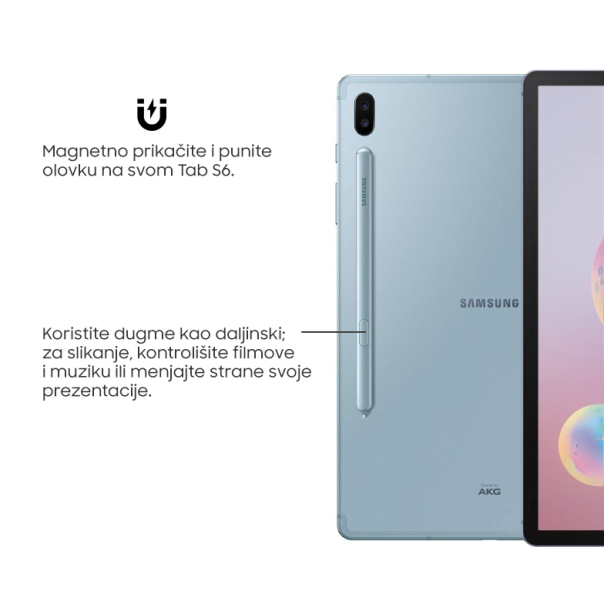 Olovka za touch screen za Samsung Tab S6 plava - 210227