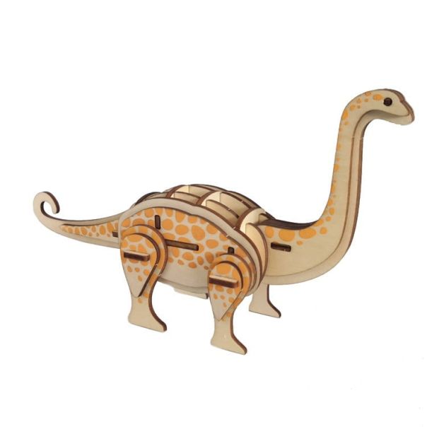 3d drvena slagalica -  Brontosaurus - 47
